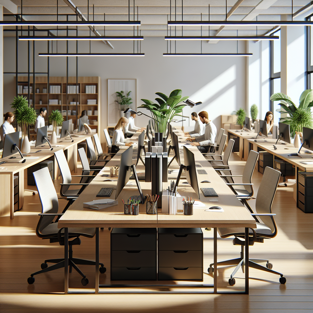 Jak zaaranżować przestrzeń biurową z wykorzystaniem biurek pracowniczych?