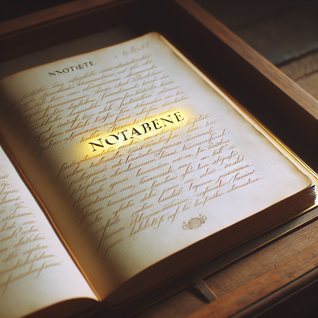 Notabene – co to znaczy?