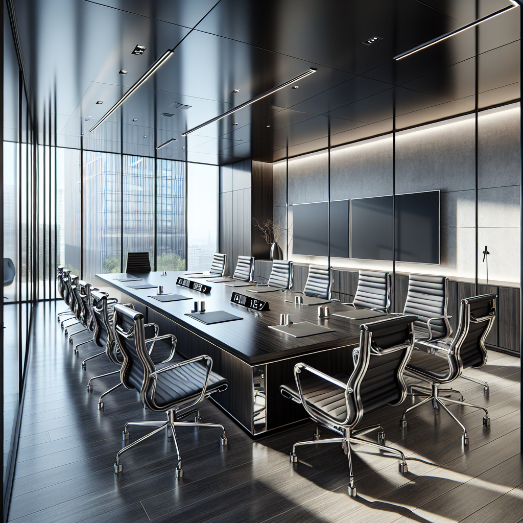 Najlepsze meble konferencyjne do biura, które poprawią efektywność spotkań