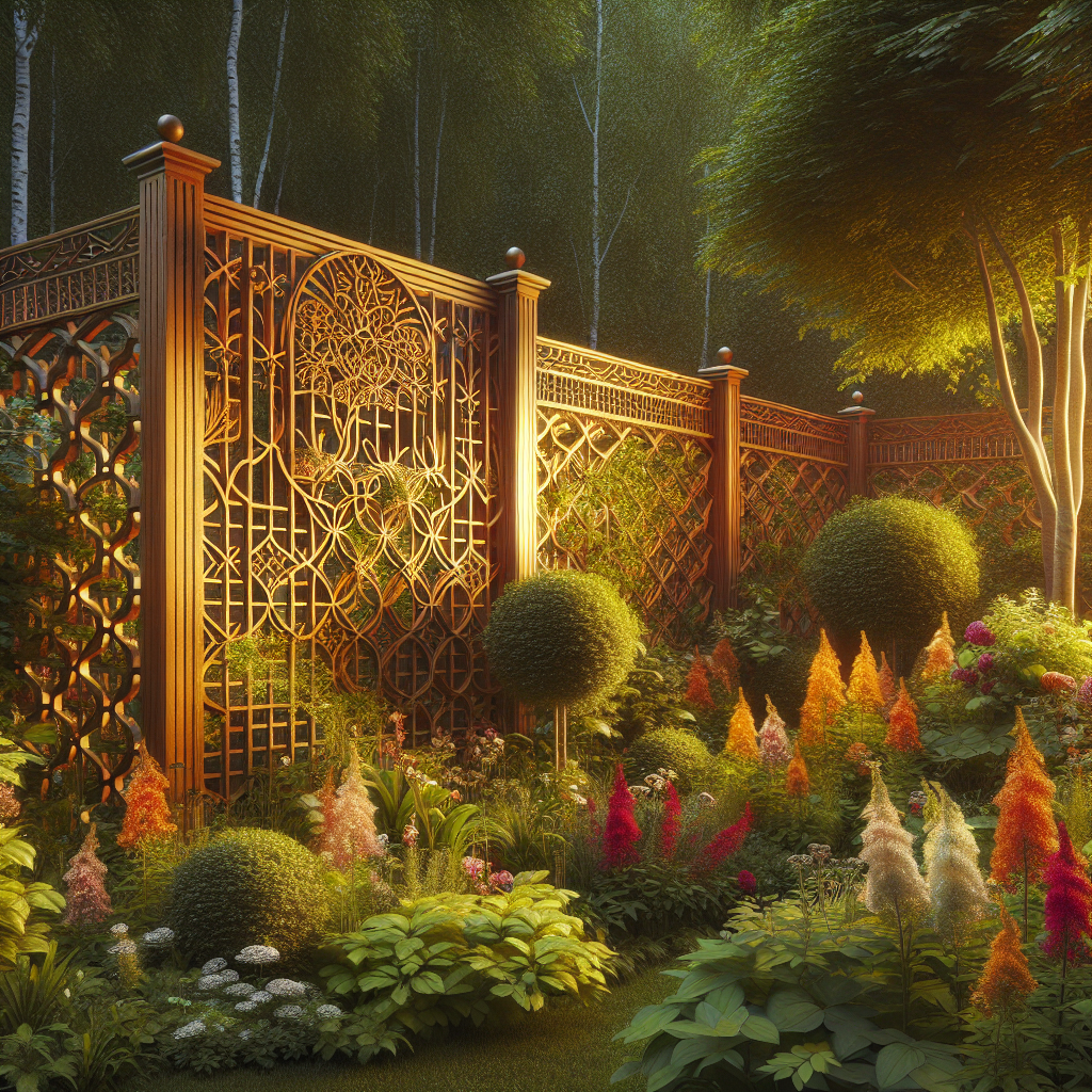 Płotek drewniany kratka – czy sprawdzi się w każdym ogrodzie? Przegląd najciekawszych inspiracji!