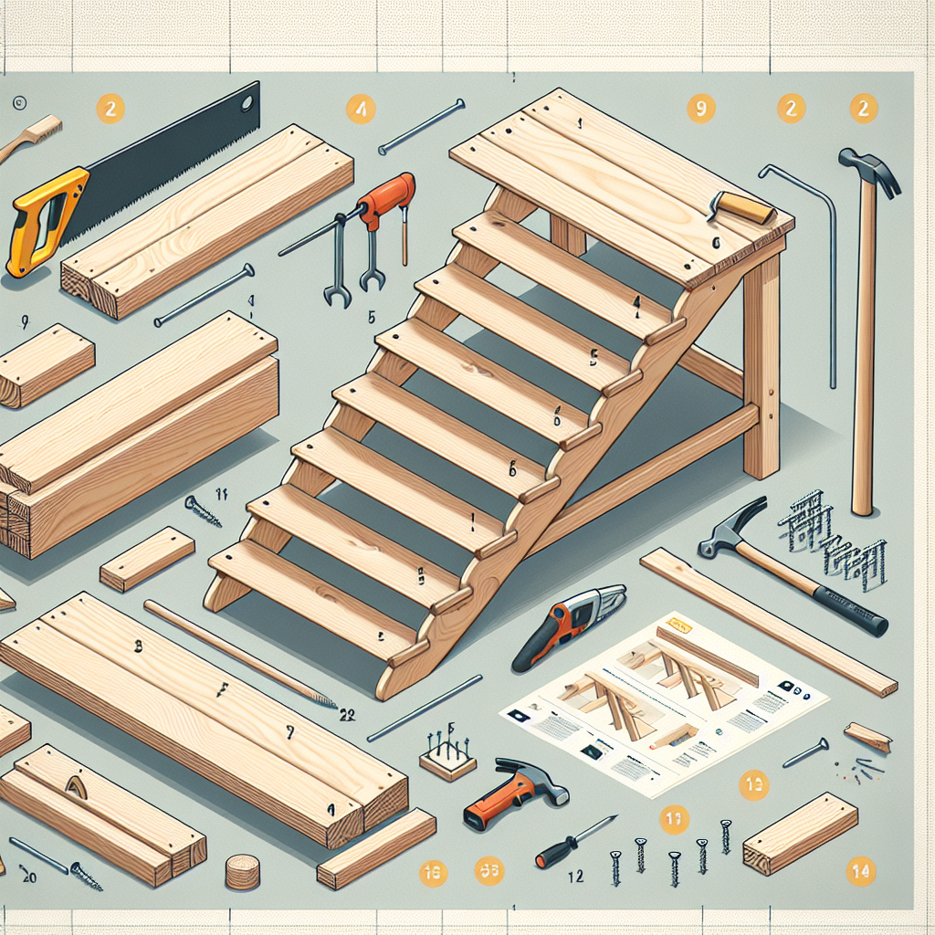 Schody drewniane do samodzielnego montażu – czy każdy sobie poradzi? Przewodnik krok po kroku!
