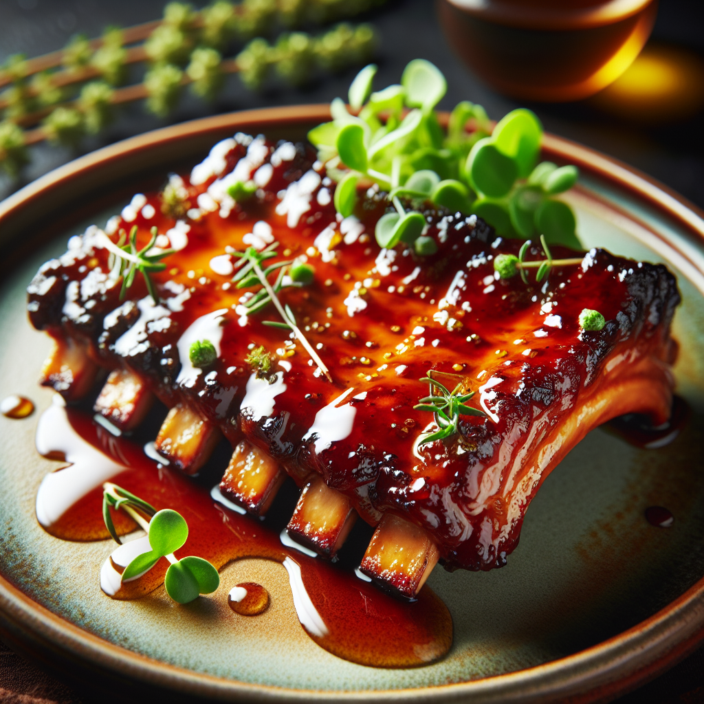 Żeberka w miodze – przepis na pyszny obiad