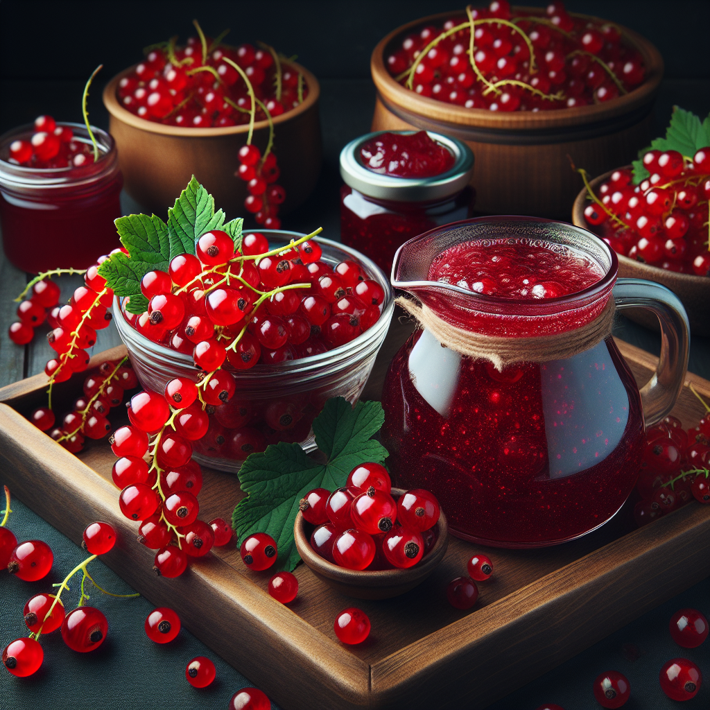 Czerwone porzeczki – przepisy na dżemy, soki i domowe wypieki