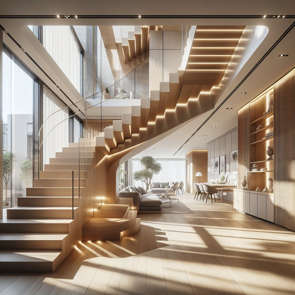 Schody zabiegowe w kształcie litery L – zalety, ograniczenia i przykłady aranżacji w małych przestrzeniach.