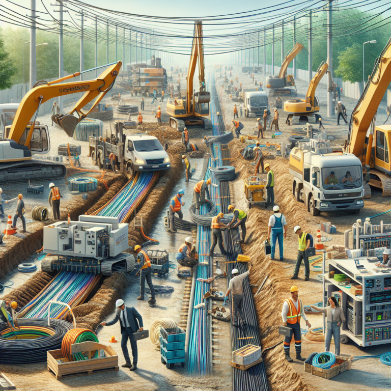 Jakie rozwiązania stosuje się przy budowie telekomunikacyjnej drogi?